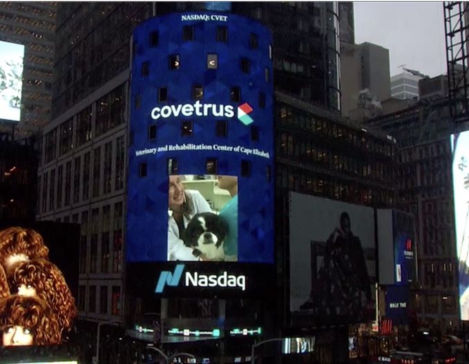 Dr. Johnson featured on Times Square