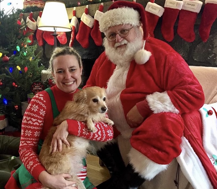 Photos with Santa at Vet and Rehab, Cape Elizabeth