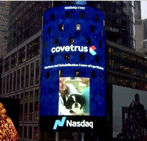 Dr. Johnson featured on Times Square